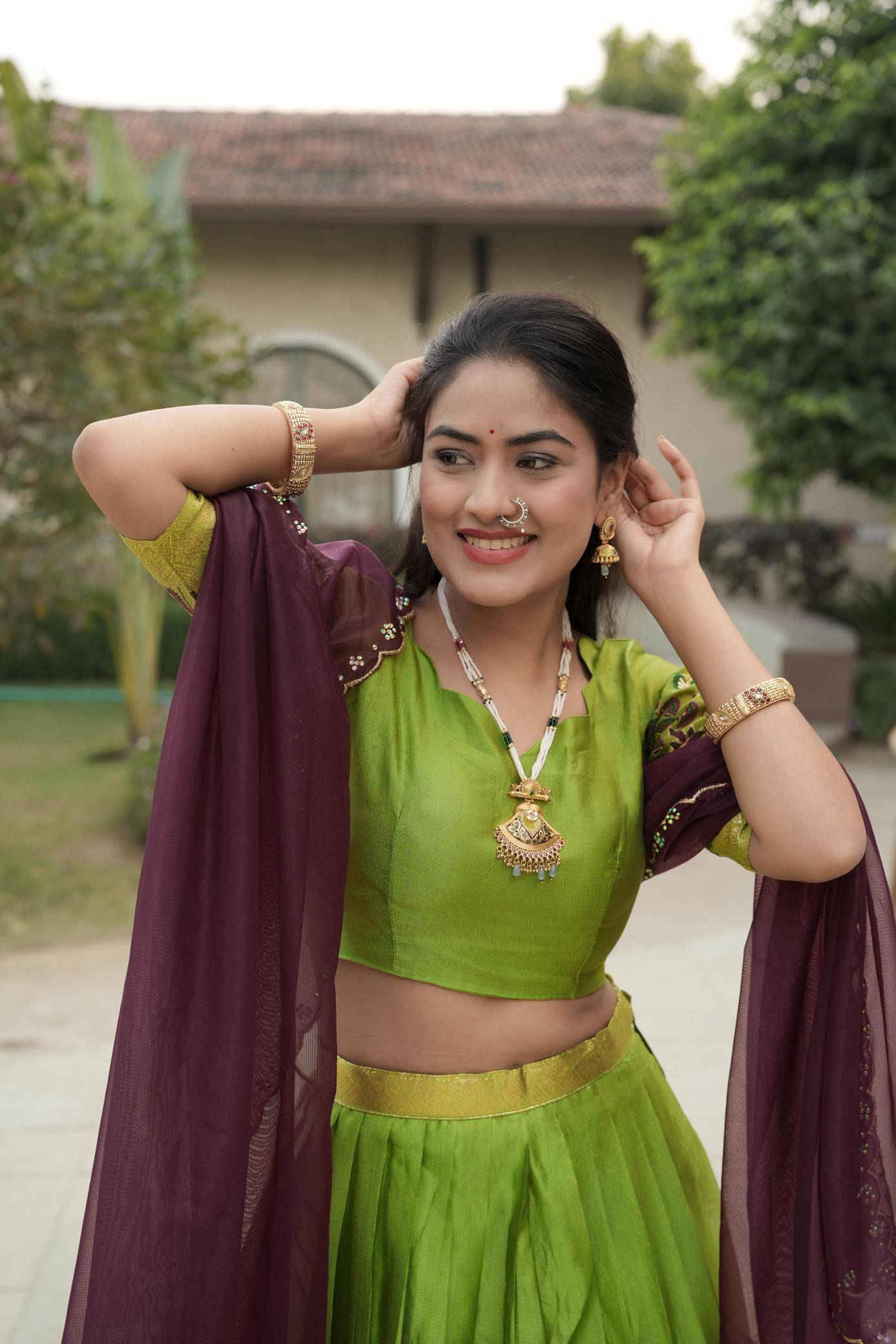 GRTN 8134 Shimmar PRT Designer lehengha choli manufacturer